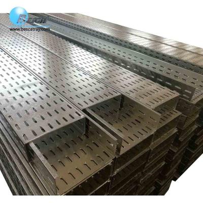 China Cable Laying Metal Steel Perforated Galvanized Cable Trays System for sale