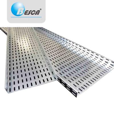 China Besca Metal Cable Duct Hot Dip Galvanized Steel Cable Tray for sale