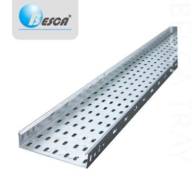 China Besca Stainless Steel Metal Steel Cable Tray With Cover 304 for sale