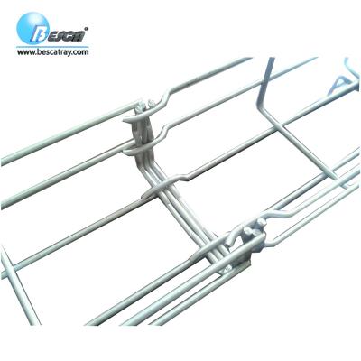 China Location Besca India Commercial And Light Industrial Price Accessories Wire Mesh Cable Tray Manufacturer for sale