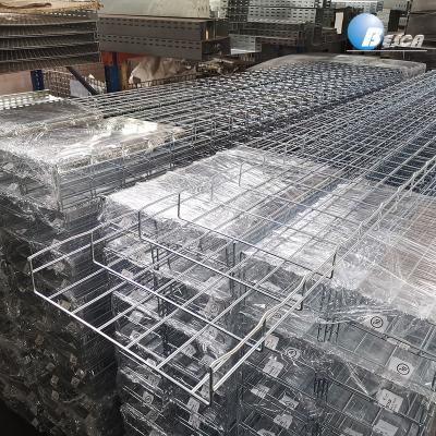 China Telecommunication Wire Mesh / Basket Galvanized Wire Mesh Cable Tray for sale