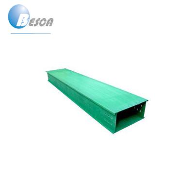 China Aluminum Colored Flame Retardant PVC Besca Powder Coated Cable Trunking for sale