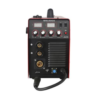 China Muttahida Majlis-e-Amal Driver Portable Stick Electrode Stick CO2 IGBT Flux Core Arc Gasless Gasless Welders 220V Inverter Gas Welder MIG MIG Welding Machine 200 Amp for sale