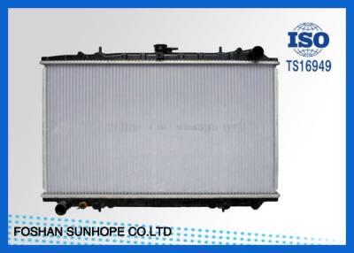 China Coolant Restriction Nissan Bluebird Radiator PA 380*688*16mm Core Stable Cooling for sale