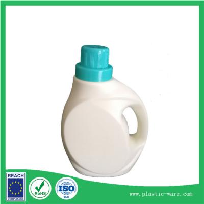 China PE 1 L 2 L 3 L laundry detergent bottles white plastic bottle laundry detergent for sale