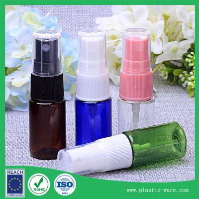 China 10 ml small PET spray plastic bottle with hand  pump head sub bottles for sale