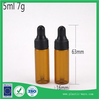 China direct refined oil bottles tawkish trial bottling 1ML 2ML 3ML pipette bottles separately skin care packaging bottle for sale