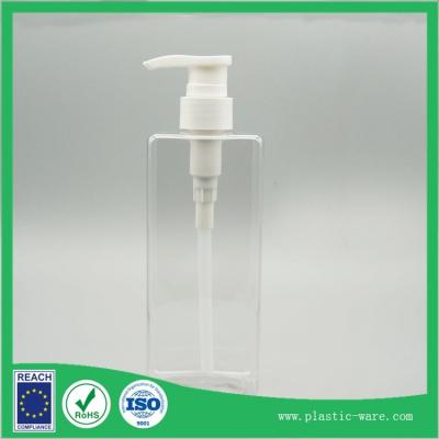 China square bottle 500ml hand sanitizer bottle lotion wash packaging bottle for sale