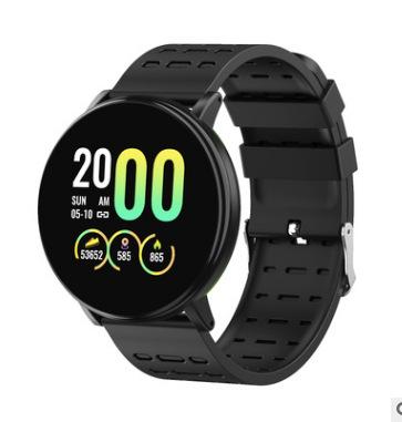 China New 119 Plus 2020 Heart Rate Blood Pressure Smart_ Watch_Phone Women's Watch Waterproof Sports Tracker Watch For Android IOS for sale