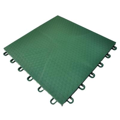 China Eco-Friendly High Quality Modular Interlocking Plastic Tile Flooring For Basketball Free Sample for sale