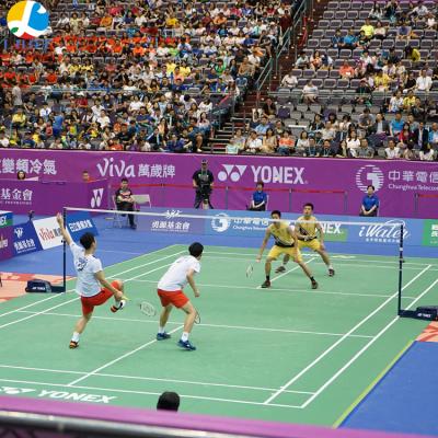 China Eco-friendly Removable Plastic PP Flooring Flooring For Badminton Court PP Handball Court Sports Flooring for sale