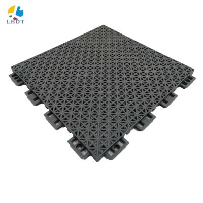 China Free Sample Waterproof Wear Resistant Anti-Skid For Mini Boden Outdoor Cost Roller Skating Court Flooring PP Interlocking Flooring Basketball Tile for sale