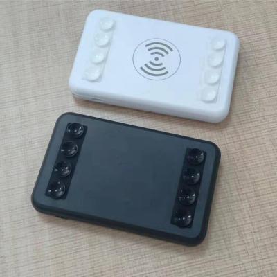 China Wireless Charging Power Bank With Suction Cups New Wireless Powerbank Station Small Size Power Bank 5000 Mah Latest Ear Phone With Charger for sale