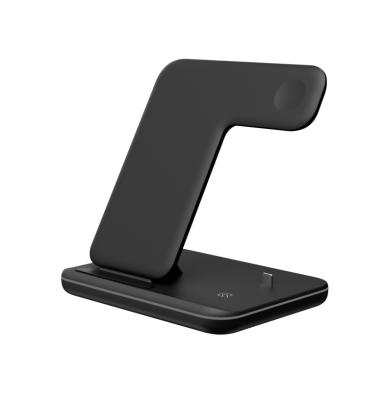 China JASIBO Amazon Mobile Phone Top Selling Docking Station Phone Wireless Charging Stand 3 in 1 Wireless Charger Fast Charger for sale