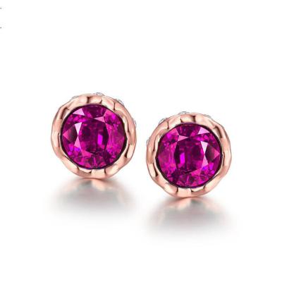 China European and American simple earrings copper high-end earrings fashion women's banquet earrings jewelry. for sale