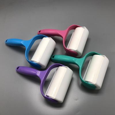 China Manual Easy Sticky Fiber Paper Roll for sale