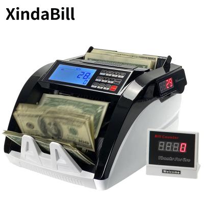 China Money Detection Counting Machine XD-6800 EURO Currency Counter Bill Counters UV/MG/IR Banknote Detector for sale