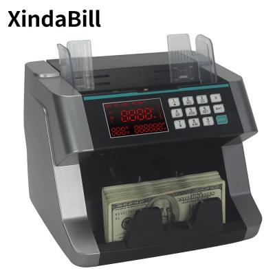 China XD-300 UV/MG/IR Supermarket Money Machine Banknote Counter Detector With Batch Functions Money Bill Cash Counter For Bank for sale