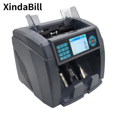 China UV 2 FUNCTION MG IR Image Value Recognition Money Cash MXN Detector Bill Sorter Counter Mix Banknote USD Cash Machine Bank EURO for sale