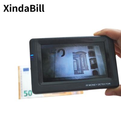 China Detecting Low Price Bill Money Detector Cash Currency Portable Mini Infrared Camera Banknote Detecting IR Banknote Cash Detector for sale