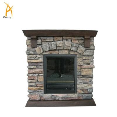 China Traditional Home Decor Freestanding Electric Fireplace Mantel for sale