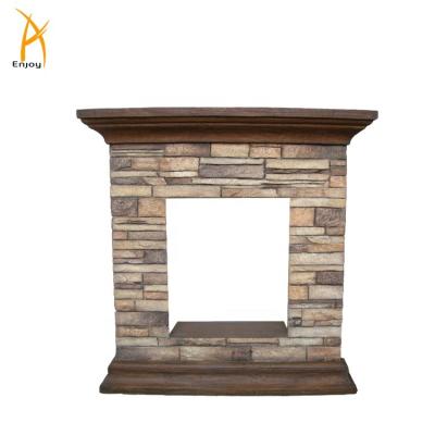 China Interior decoration of traditional electric fireplace mantel for sale