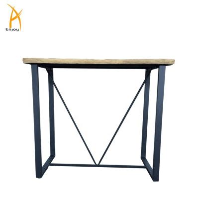 China Outdoor Dining Outdoor Bar Table Set Steel Framed MgO Table Table for sale