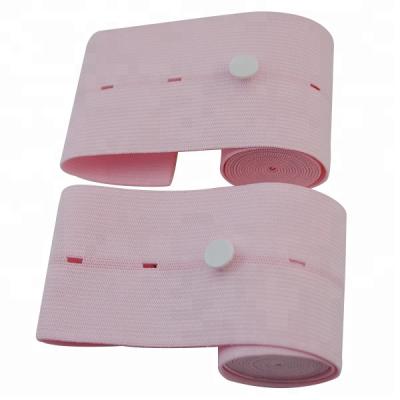 China Dand Hole Abdominal Abdominal Belt Button Belt Nylon Spandex Binding Fetal Heart Monitor With Button for sale