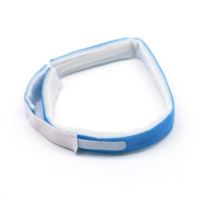 China Soft Material Soft Tissue With Tube Holder High Quality Hook Closure Adjustable Tracheostomy Neck Straps for sale