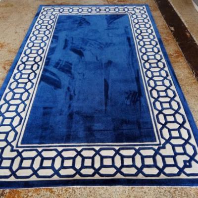 China Modern Design Handmade Custom Floor Mat Customized Logo Blanket Covers And Carpet for sale