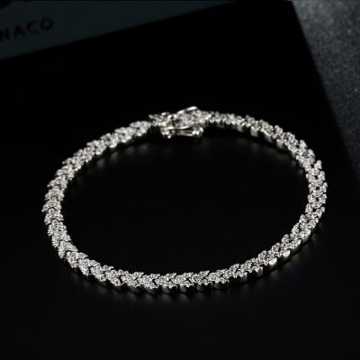 China Wholesale Fashion Sterling Silver Women's Vintage Charm Bracelet s925 Jewelry for sale