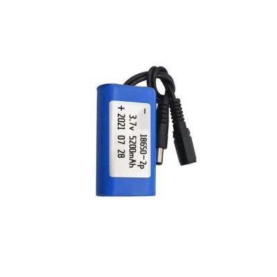 China batería de litio recargable 5200mah, 18650 2P 3.7V Li Ion Battery Pack en venta