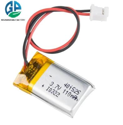 China 401525 Batería recargable 110mah 3000 Mah Baterías de litio Li Ion Lipo recargables 3.7V en venta