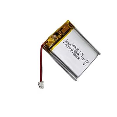 Cina KC CE Approvato Batteria ricaricabile Li-Poly da 3,7 V 502530 3.7V 350mah 1.295wh Batteria OEM Batteria agli ioni di litio in vendita