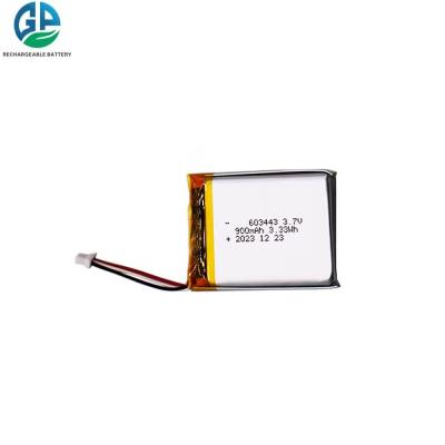 China Long-Lasting Lipo 603443 Battery 3.7v 900mAh Battery Lithium Polymer Rechargeable Battery For Ipod Classic Products for sale