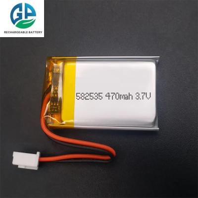 China Hochkapazitäts-Li-Ionen-Polymer-Batterie-Pack 582535 Li-Ionen-Polymer-Batterie 3 7v 480mah 470mah 460mah Li-Polymer-Batterie zu verkaufen