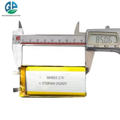 China 904085 3.7v 3750mah Li-po Rc batterij 904085 3.7v 3750mah Li-po Rc batterij 904085 3.7v 3750mah Lithiumcel3.7v 3750mah Lithiumcel Lithiumpolymerbatterij Hoog vermogen Te koop