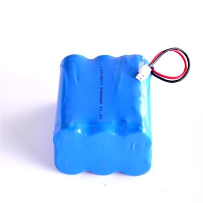 China 18650 Lithium-Ion Battery Packs 3C 3S2P 11.1V 5200mAh hohe Entladungs-Rate zu verkaufen