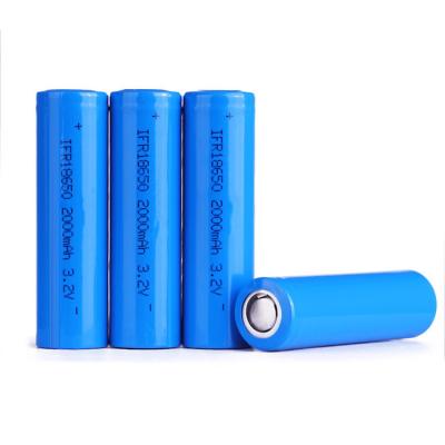 China Batterie-Zelle UN38.3 LFP 18650 3.2V 1800mAh 2000mAh LiFePO4 zu verkaufen