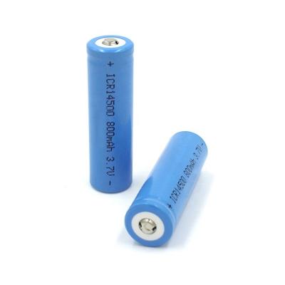 Κίνα 750mAh 3,7 Β 14500 ιονικά επανακαταλογηστέα κύτταρα μπαταριών λίθιου λι για το ηλιακό φως χορτοταπήτων προς πώληση