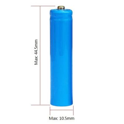 中国 320mAh 3.7V歯ブラシのための再充電可能なAAAのサイズ10440のリチウム イオン電池 販売のため