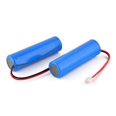 中国 JSTのコネクターが付いているKC UL Icr 18650 2600mah 3.7 Vのリチウム イオン電池のパック 販売のため