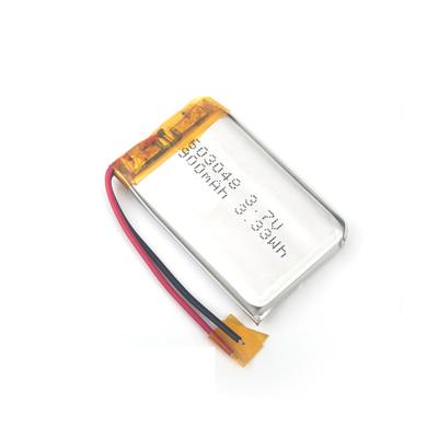 China 603048 UN38.3 900mah litio Ion Polymer Cell de la batería de 3,7 voltios en venta