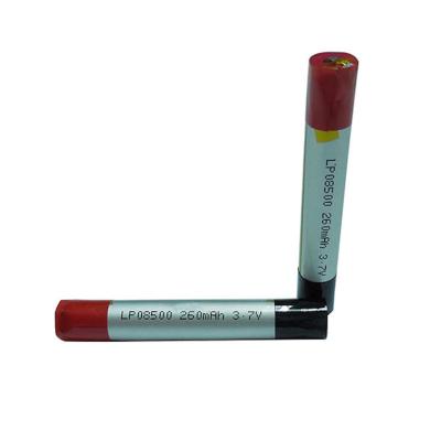 중국 Rechargeable 3.7 V 260mah 08500 E Cig 10C Lipo Battery 판매용