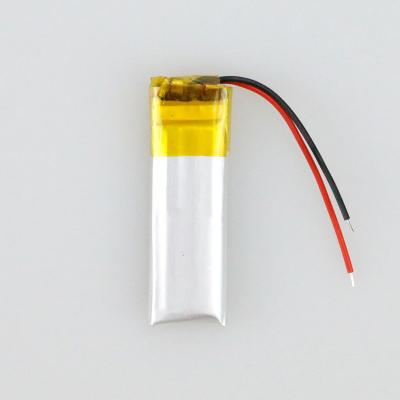 China 401030 wieder aufladbare 3.7V Li Polymer Battery 80mAh für Chipkarten zu verkaufen