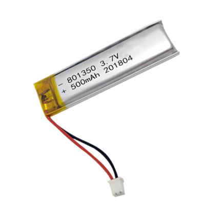 China 801350 Navulbare Lipo Batterij 3.7V 500mAh voor Medisch apparaat Te koop