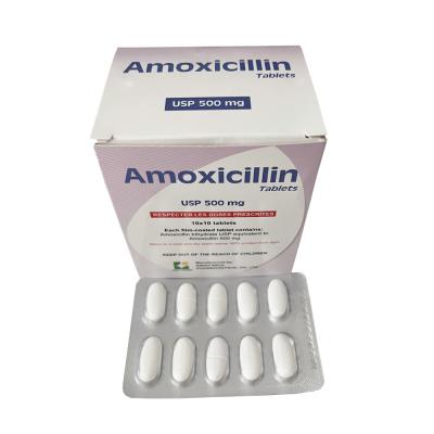 China Tabletas de amoxicilina de 500 mg Tabletas blancas o blanquecinas en venta