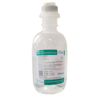 China 0.9% Sodium Chloride Injections 50ml 100ml 250ml 500ml Colorless And Clean Liquid for sale