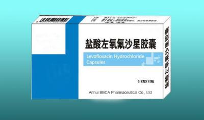 Chine Le chlorhydrate Levofloxacin capsule la catégorie pharmaceutique blanche ou jaune-clair à vendre