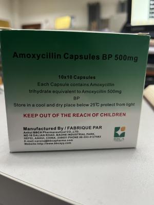 Chine Amoxycilline capsule 500 mg pour lutter contre les maladies bactériennes à vendre